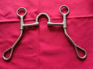 Medium-High Port Swivel Cheeks 5" Training Bit SS NEW - Picture 1 of 3