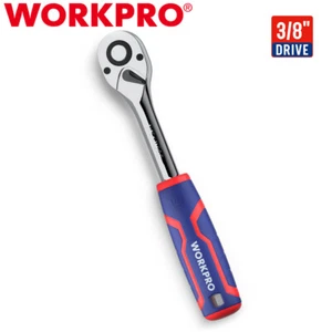 WORKPRO 3/8 Drive Ratchet Wrench 72-Tooth 3/8 Drive Ratchet Handle Quick-Release - Picture 1 of 11