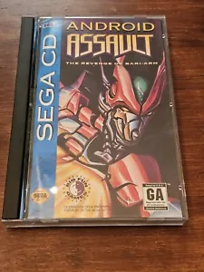 Android Assault: The Revenge of Bari-Arm Sega CD 1994 KOMPLETT Videospiel