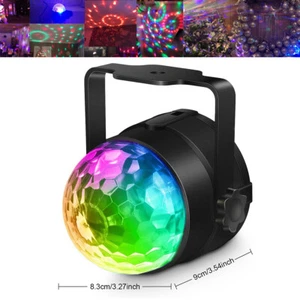LED party stage lights christmas rotating disco ball lights dance floor - Picture 1 of 9