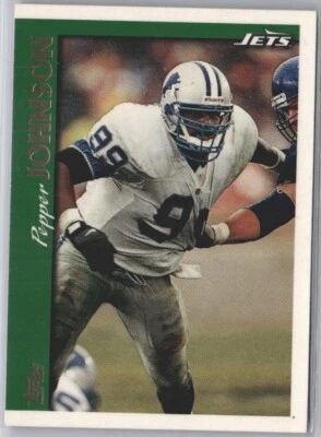 1997 Topps Football Card #52 Pepper Johnson - Image 1 of 2