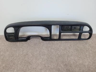 1998-2002 DODGE RAM 1500/2500/3500 DASH CLUSTER TRIM; BLACK  - Imagem 1 de 4