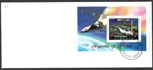 (BL) Liberia 1978 Concorde MS FDC - Picture 1 of 2