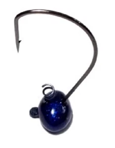 Durhams Tackle Football EWG Shakey Jighead 1/4oz - Sapphire Blue - Picture 1 of 1