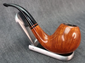 ASCORTI Hand Made Flame Grain Italian Tobacco Pipe ~ Caminetto Briar Italy - Picture 1 of 5