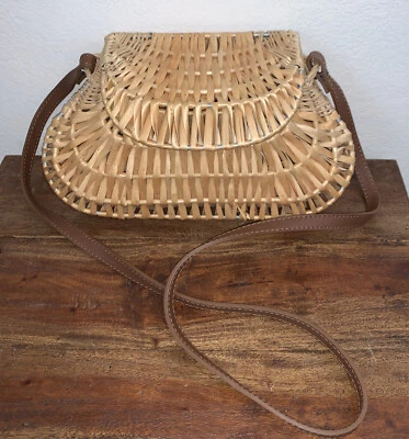 Maria La Rosa Woven Basket Purse  - Image 1 of 4