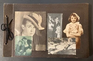 c.1930s HOLLYWOOD MOVIE STARS CLIPPINGS SCRAPBOOK ~ Beautifully Done! - Picture 1 of 14