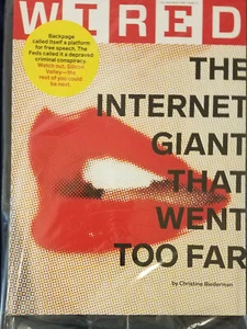 SEALED! NEVER OPENED! Wired Magazine July/August 2019: Silicon Valley, Internet - Foto 1 di 6