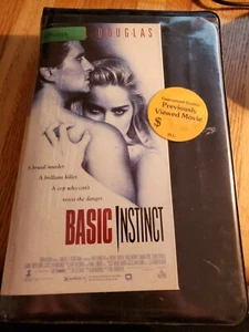 π’ πΌ BASIC INSTINCT, (VHS, 1992), Sharon Stone! Michael Douglas - Picture 1 of 3