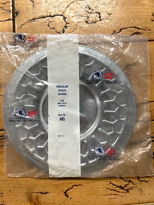 Vintage Wald Circular Chain Guard Part Number 685 New Old Stock - Image 1 of 2