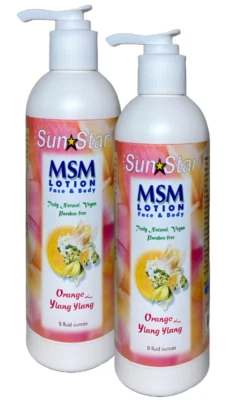 Loción Orange Ylang Ylang MSM - 8 fl oz (paquete de 2) Foto 1 de 4