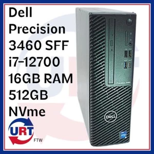 Dell Precision 3460 SFF i7-12700 16GB RAM 512GB NVme *NO OS* #126163# - Picture 1 of 6