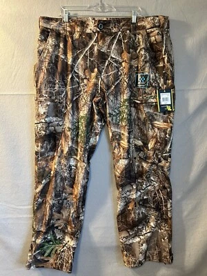 Realtree Edge Scent Control Water Proof Camo Hunting size XL 40-42 PANTS NWT - Image 1 of 4