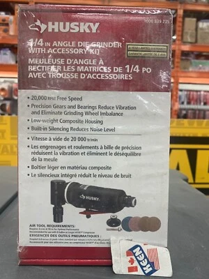KEENeStore 1/4 дюйма правая сторона Угловая шлифовальная машина с комплектом аксессуаров - Изображение 1 из 4