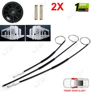 2x KIT REPARACIÓN REGULADOR VENTANA RENAULT MEGANE DELANTERO DERECHO E IZQUIERDO 2002-2009 - Imagen 1 de 3