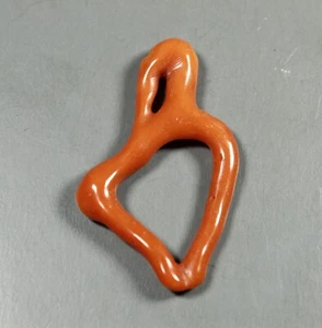 Natural color Shape Italian Mediterranean Coral larger Designer knot - Picture 1 of 5