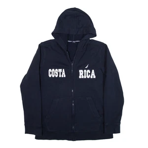 NAUTICA Costa Rica Hoodie Blue Full Zip Girls L - Picture 1 of 6