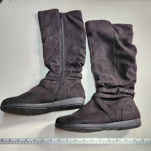 Route 66 Women Black Boots Size 7 Full Length Zipper 6947681640221 Height 16 in. - Picture 1 of 13