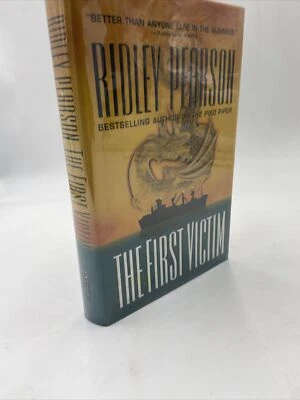 The First Victim by Ridley Pearson SIGNED Novel 1st Ed Hardcover Dust Jacket COA - Image 1 of 4