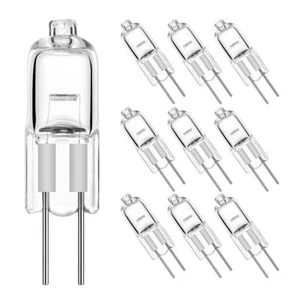 Light Warm White Lamp Clear Lot Halogen Replace 12V 10 Pack Bulbs AC/DC 2900K G4 - Picture 1 of 9