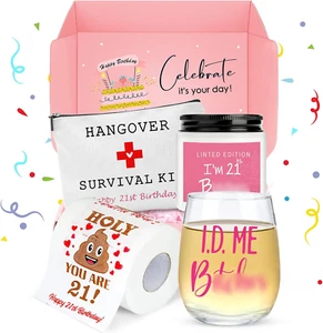 21St Birthday Gifts for Her Happy 21 Year Old Women Funny Female Presents - Picture 1 of 1