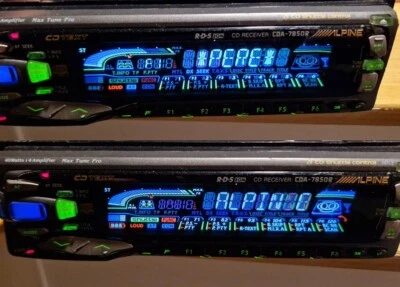 ALPINE CDA 7850 R radio head-unit CD with pre-outs RDS - Immagine 1 di 4