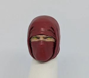 Fwoosh Articulated Icons Ninja Crimson Fury head 6" custom fodder 1/12 - Picture 1 of 2