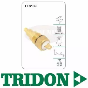 TRIDON THERMO FAN SWITCH TFS139 FAN ON @ 85 °C - OFF @ 80 °C M16 x1.5mm BRASS - Picture 1 of 1