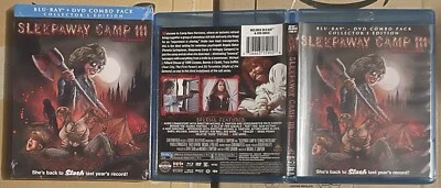 Sleepaway Camp 3 Scream Factory 2014 Blu Ray DVD US Region A Slipcover OOP - Image 1 of 2