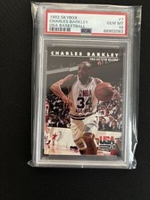 1992 Skybox USA - #7 Charles Barkley-PSA10-DREAMTEAM🏀