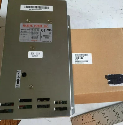 NEW MARTEK POWER PVD-48-250-56 POWER SUPPLY 10A 36-72VDC INPUT MODULAR,EH - Image 1 of 4