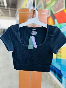 Wild Fable Seamless Crop Top Medium - Picture 1 of 2