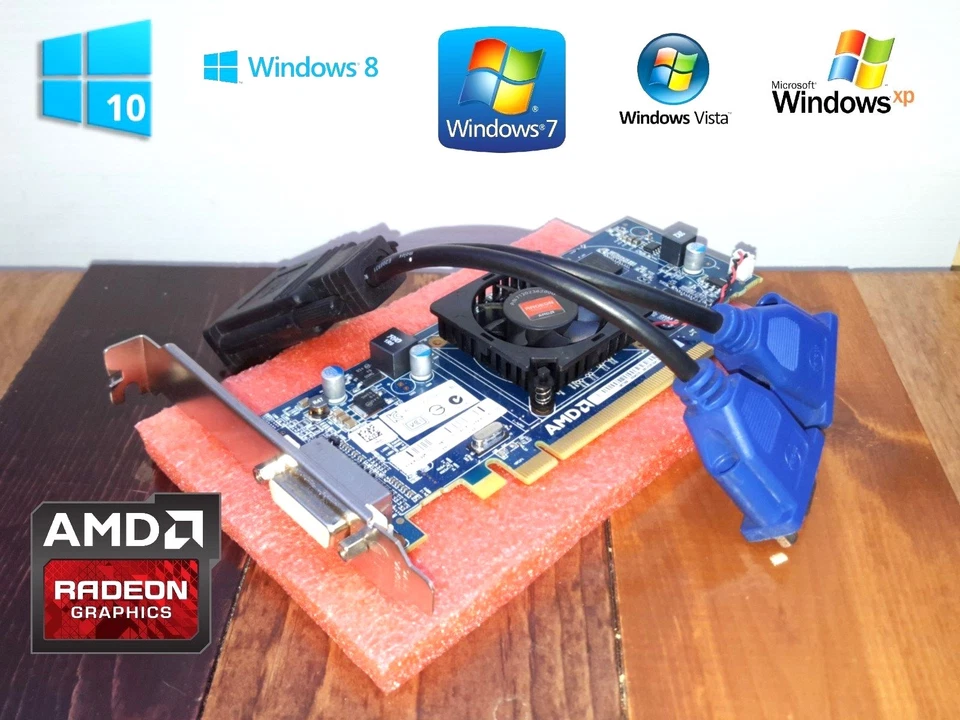 HP Pavilion p7-1529 p7-1534 p7-1539 p7-1549 AMD Dual Monitor VGA Video Card - Image 1 of 1