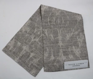 Ralph Lauren Performance 24X26 Fabric Remnant "Stratton Damask" Grey - Picture 1 of 5