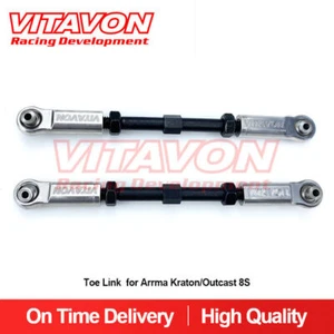 Vitavon CNC Alu7075 Toe Link For Arrma Kraton 8S Outcast 8S  1/5 - Picture 1 of 8