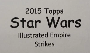 2015 Topps Star Wars illustriertes Imperium schlägt zurück Panorama Carlos Cabaleiro - Bild 1 von 10
