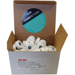 Filtec Magnetic Bobbins Embroidery Machines Size JUMBO M White, Black Brother - Picture 1 of 7