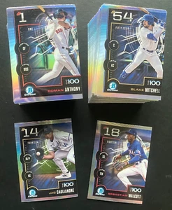 2025 Bowman Top 100 Prospects Complete Set #1-100 - ROMAN ANTHONY JAC CAGLIANONE - Bild 1 von 1