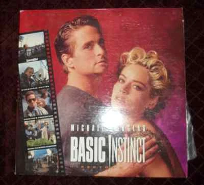 Basic Instinct Laserdisc LD Michael Douglas Sharon Stone Director's Cut 2 Disc  - Image 1 of 2