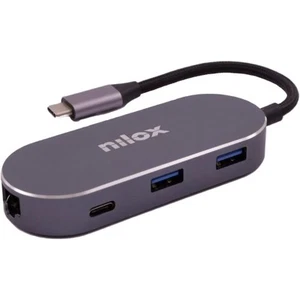 NILOX Mini Dock USB-HDMI, 3 USB 3.0 ETHERNET - Photo 1/5
