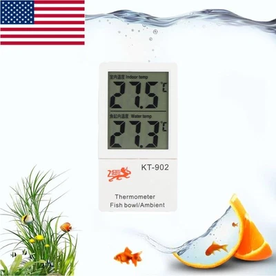 Термометр для аквариума с рыбками аквариум температура Цельсия двойной цифровой дисплей - Изображение 1 из 4