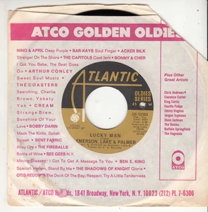 YES - LUCKY MAN/FROM THE BEGINNING - REISSUE 45 - Bild 1 von 2