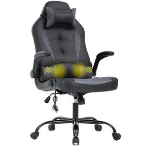 Gaming Chair Massage Office Chair Racing Desk Chair Ergonomic PC Executive Hi... - Picture 1 of 7