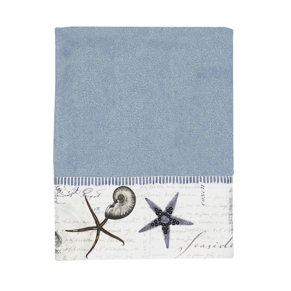 Avanti Linens Antigua Bath Towel - Bath Towel Blue Fog Bath Towel