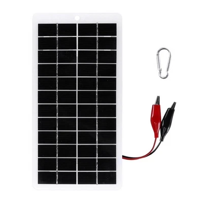 5W 12V Solarpanel Polysilizium Panels Outdoor Solar LadegeräT Tragbares Sol5815 - Bild 1 von 4