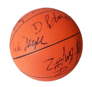 1989-90 Portland Trail Blazers Signed Basketball 14 Autos JSA Petrovic Drexler - Picture 1 of 12