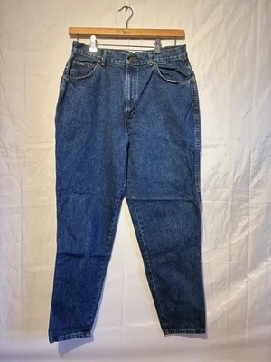 VTG 80s 90s Chic High Waisted Mom Jeans Tapered Leg Blue Denim Size 30” USA - Image 1 of 4
