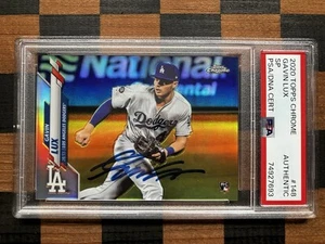 Gavin Lux SP Image Variation 2020 Topps cromo refractor automático #148 - Imagen 1 de 2