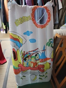 Vintage Inflatable Flintstones Swimming Float Retro - Imagen 1 de 7