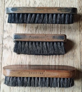 Lot 3x RAF Issue Boot & Clothes Brushes 1941-1953 National Service - Picture 1 of 6